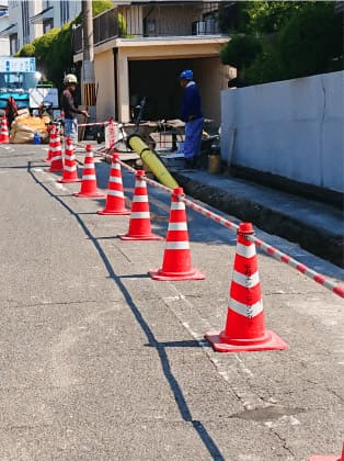 ガス導管工事